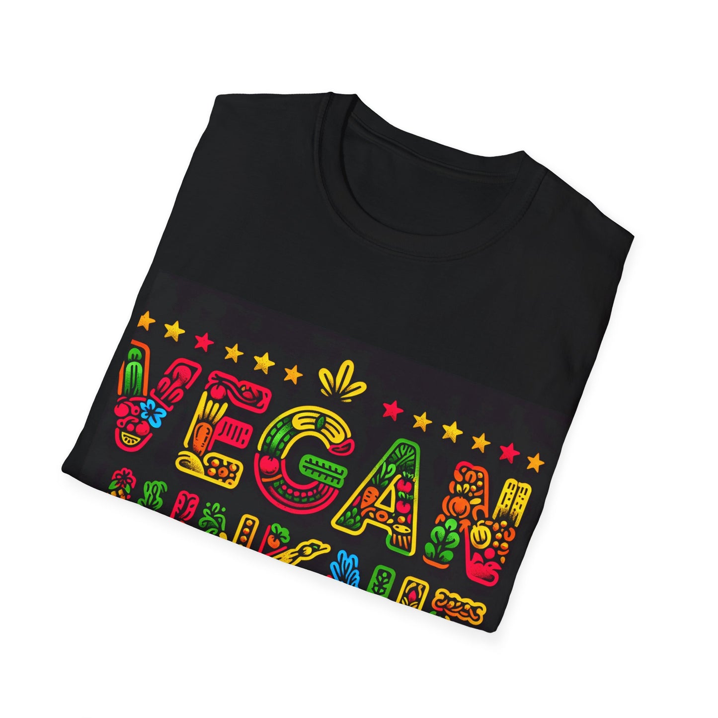 Vegan Junkie Unisex Softstyle T-Shirt