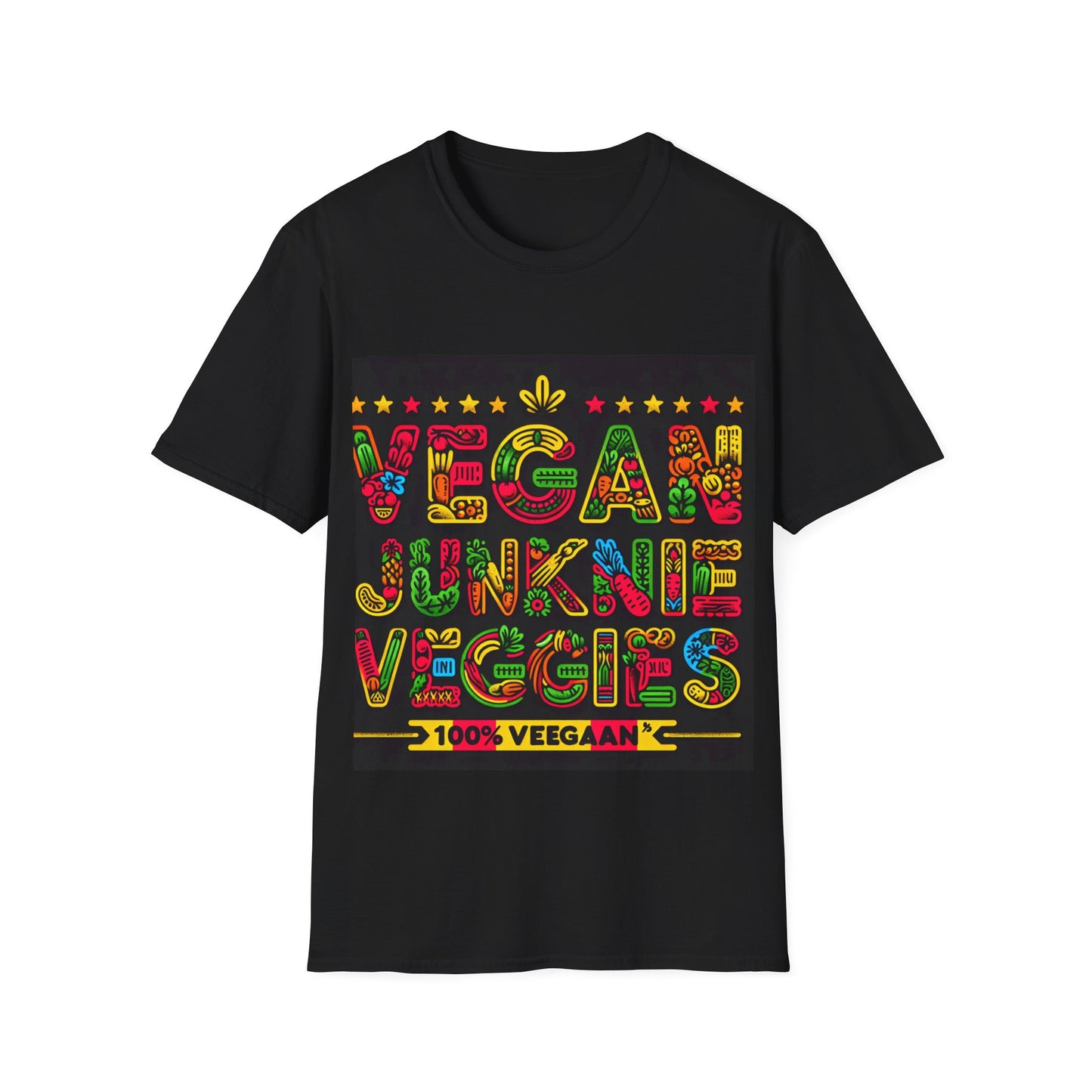 Vegan Junkie Unisex Softstyle T-Shirt