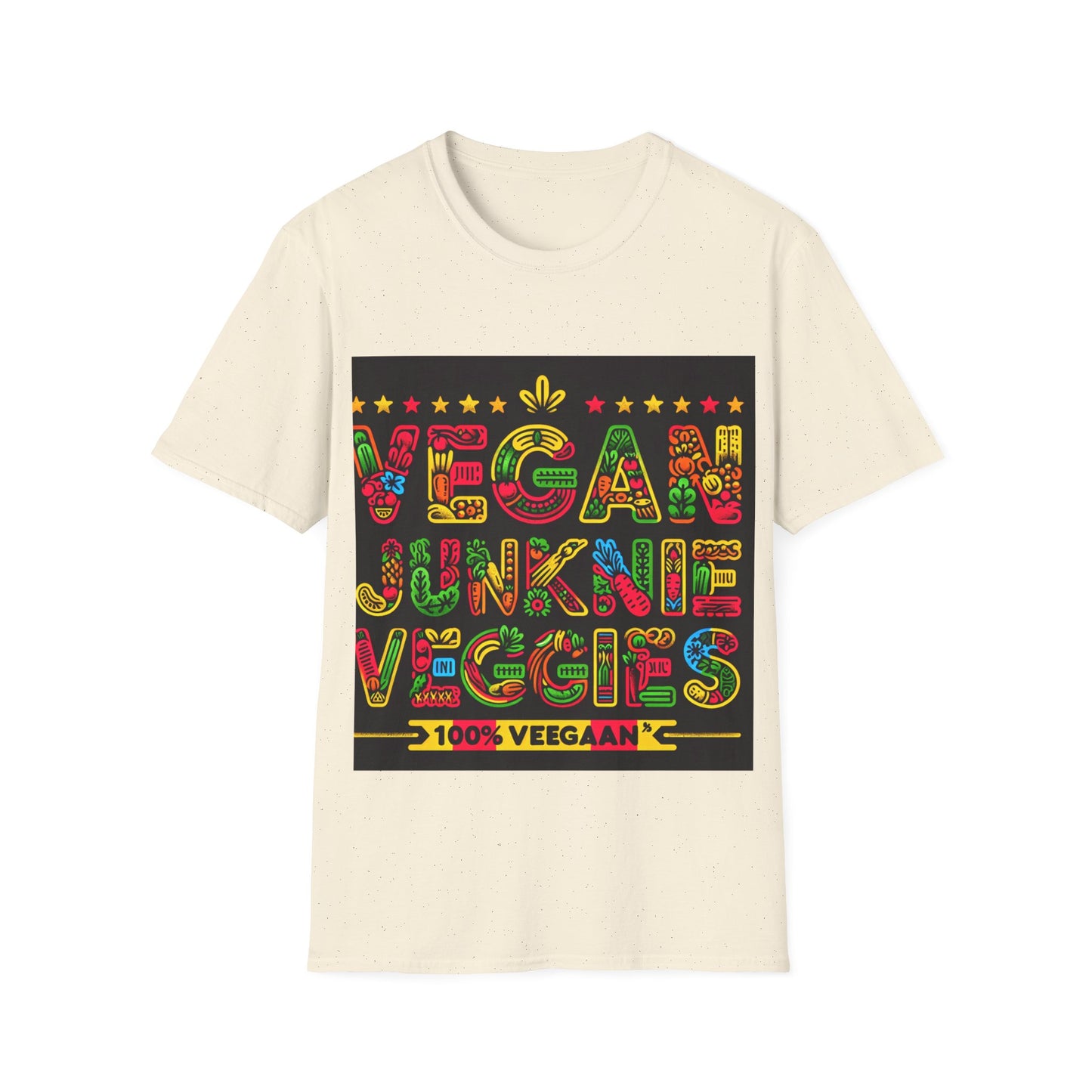 Vegan Junkie Unisex Softstyle T-Shirt