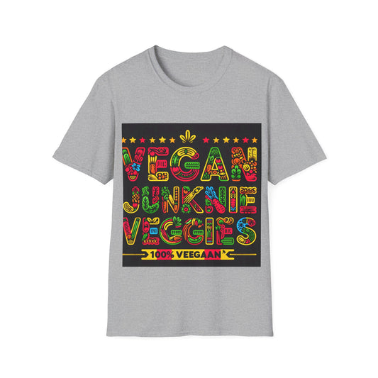 Vegan Junkie Unisex Softstyle T-Shirt